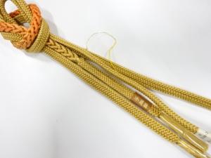 未使用品　正絹　手組帯締め